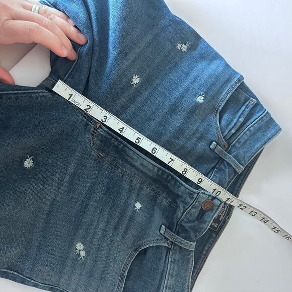 Abercrombie & Finch Simon High Rise Ankle Embroidered Jeans - 26 - Picture 4 of 9